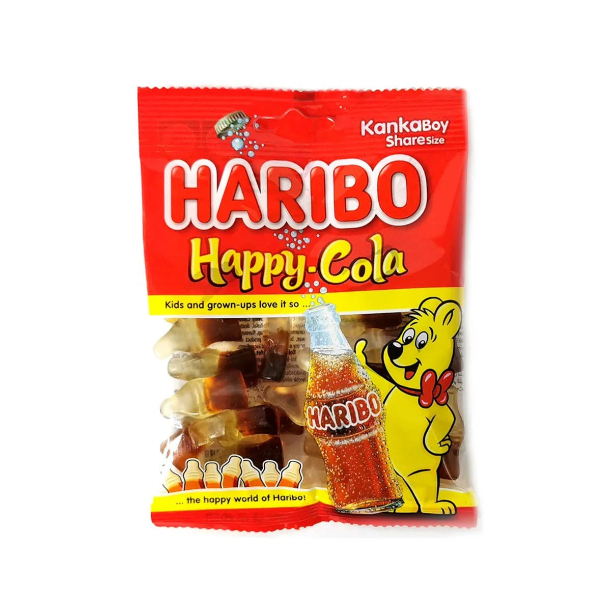 Haribo - HAPPY COLA - 80g x 30 stk