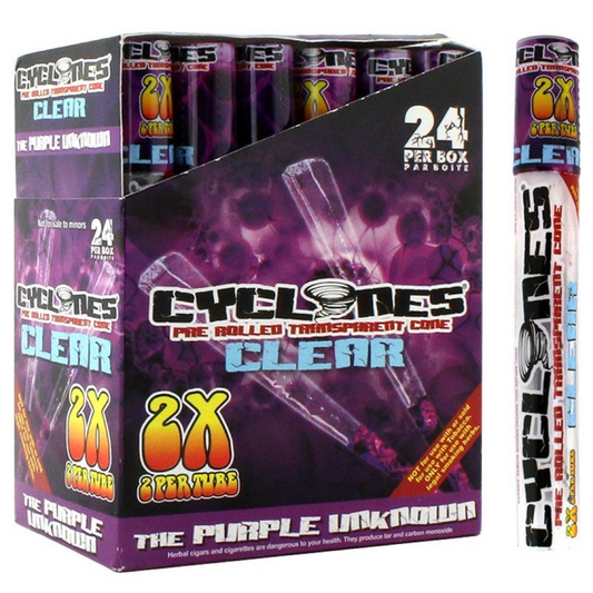 CYCLYNES Pre Rolled The Purple Unknown - 2 x 24 stk