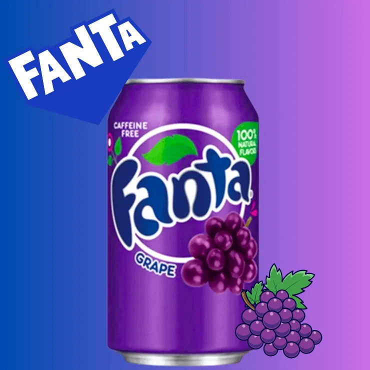 Fanta BOX: Grape - 355ml x 12 Stk