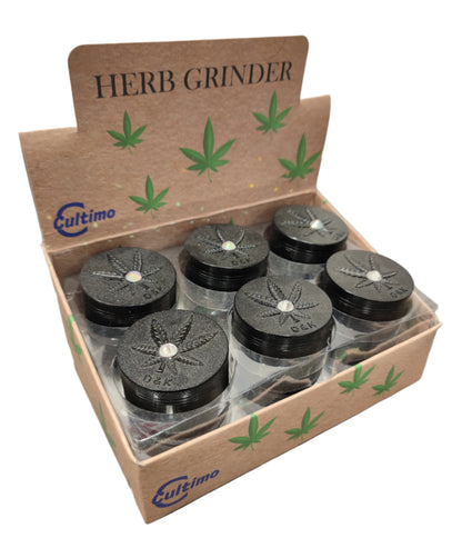 Cultimo Grinder: Metal Black D&K 2-Layer - 12 Stk