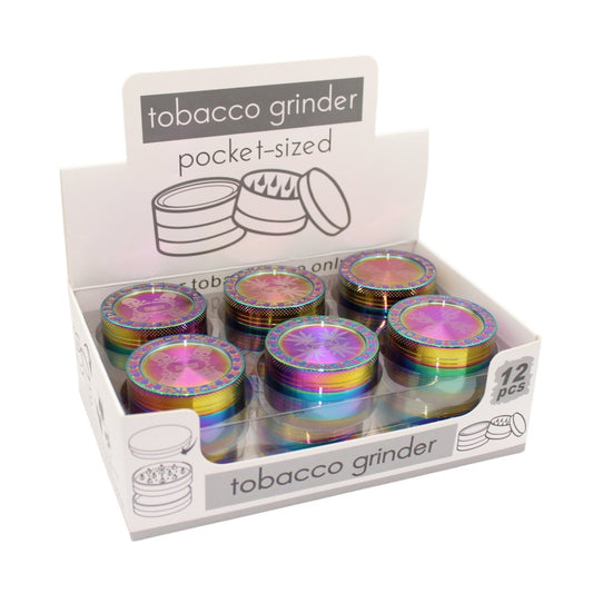 Cultimo Grinder: Metal Skull Rainbow D&K 2-Layer - 12 Stk