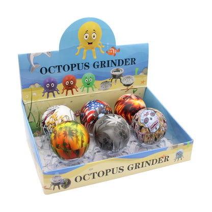 Octopus Grinder: 2-Layers + LED - 6 Stk