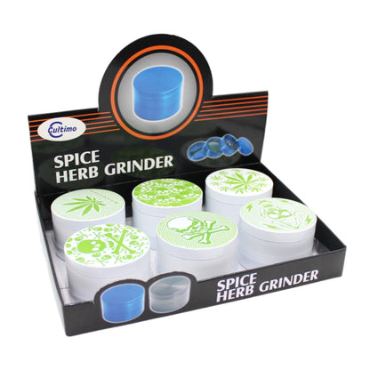 Spice Herb Grinder: Metal 3-Layers - 6 stk