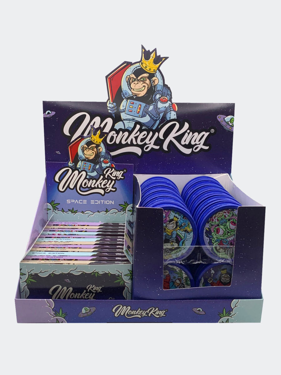 Monkey King BLUE  KS + Tips + Grinder - 24 Stk