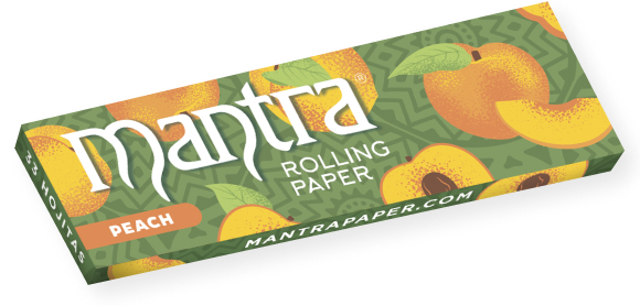 Mantra rolling paper (peach) 25 stk