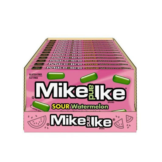 Mike & Ike Theatre: Pink Sour Watermelon - 120g x 12 Stk