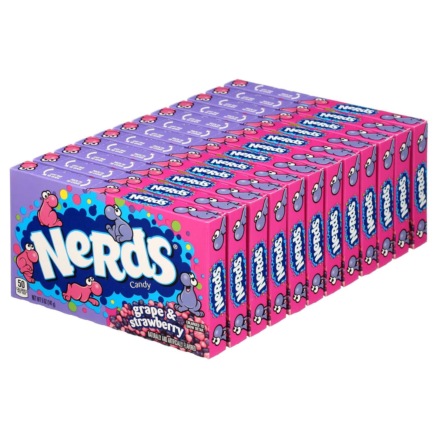 Nerd Theatre: Purple Grape / Strawberry - 142g x 12 Stk