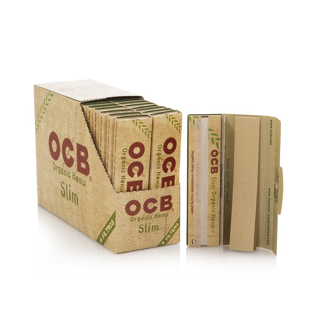 OCB KS Slim Organic + Tips - 32 stk