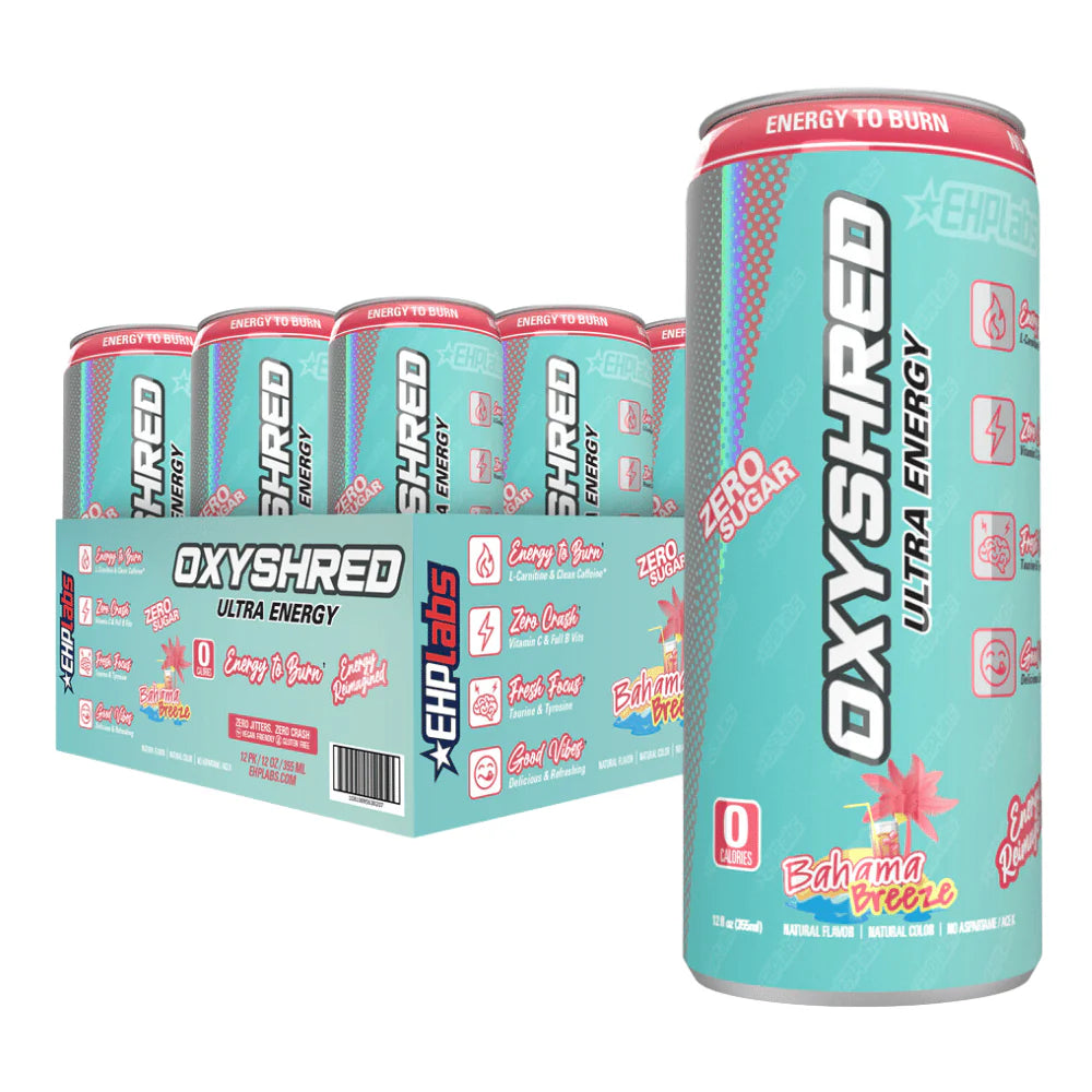 OxyShred Bahama Breeze Ultra Energy Drink 12 x 355ml