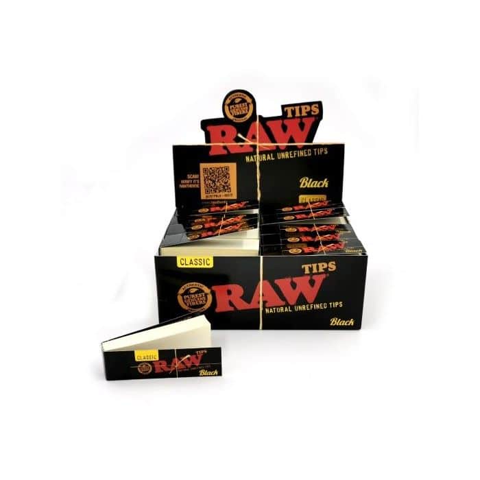 RAW Black Tips - 50 Stk