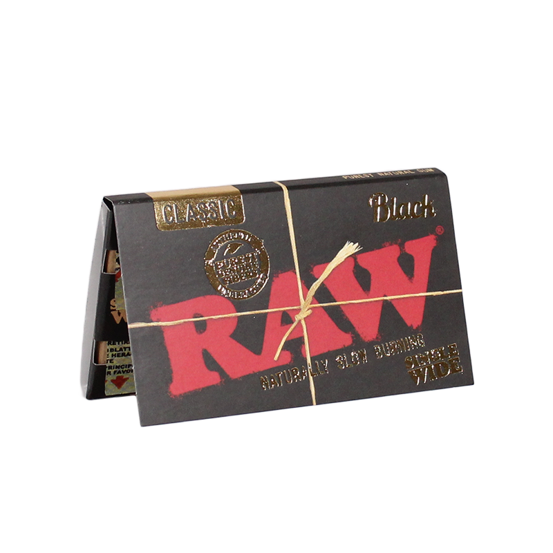 RAW BLACK Regular Double - 25 Stk