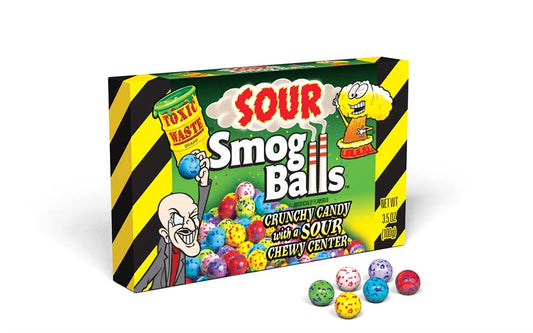 Toxic Waste Theatre: Sour Smog Balls - 100g x 12 Stk