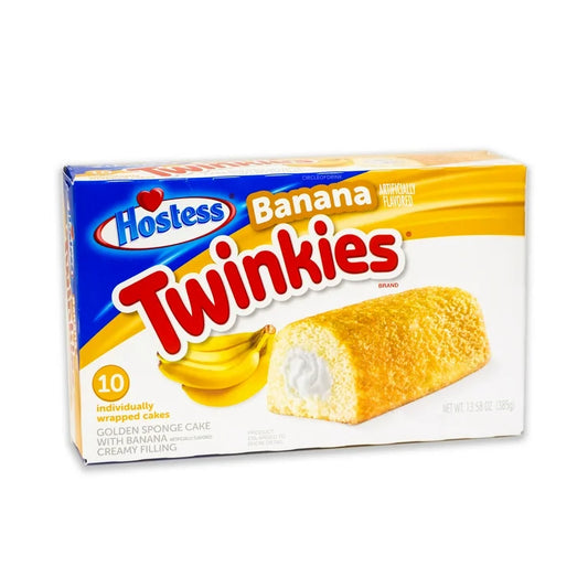 Twinkies BOX: Banana 10-Pack - 385g x 6 stk