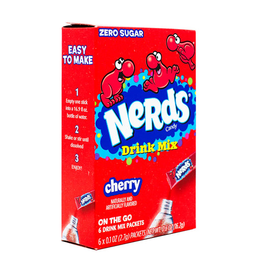 Nerds Mini Box: Red Drink Mix - 16.2 g x 12 Stk