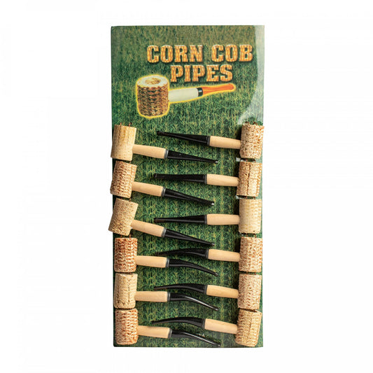 CORN COB PIPE - 12 stk