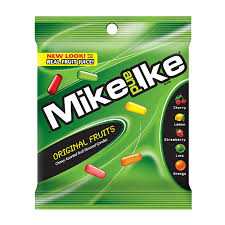 Mike & Ike Bags: Original Fruits - 141g - 12 Stk