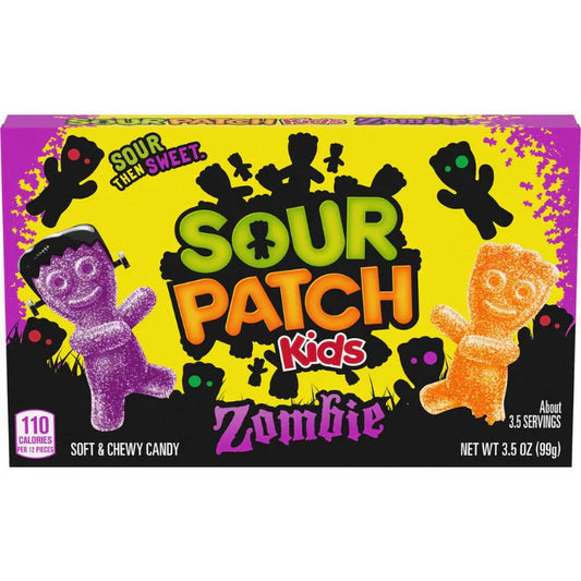 Sour Patch Theatre: Zombie Raspbe. & Strawb. - 99g x 12 Stk