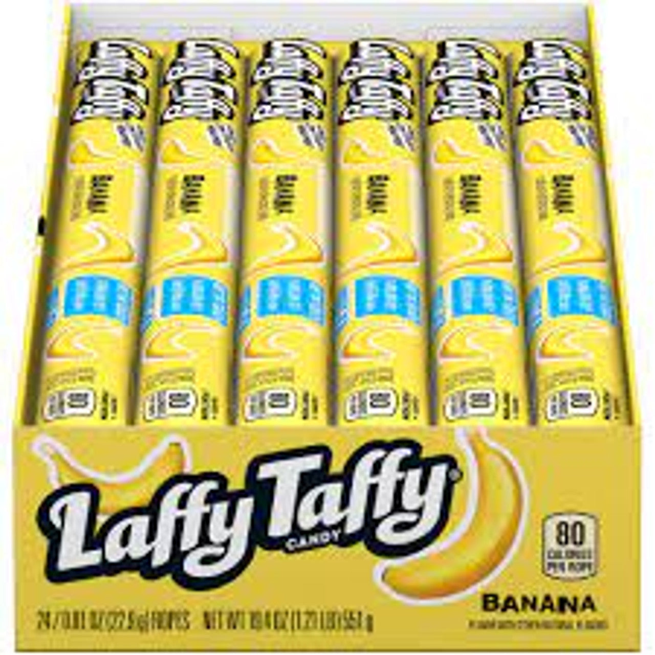 Laffy Taffy Rope: Banana - 23g x 24 Stk