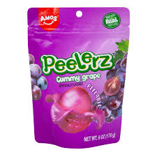 Peelerz Bags: Gummy Grape - 170g x 12 Stk