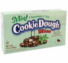 Cookie Dough Bites Mint Chocolate Chip - 88g x 12 stk