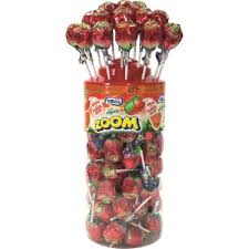 Vidal Cylinder: Zoom Lolli-pop Watermelon - 26g x 50 Stk