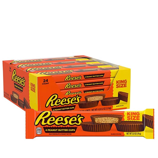 Reese's Bar: Big Cup King Size 4 Peanut - 79g x 24 Stk