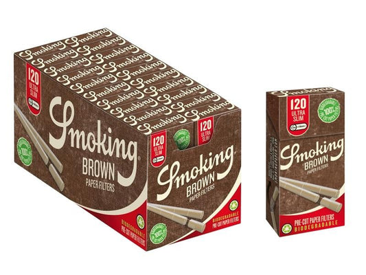 Smoking BROWN FILTER Pack - 120 x 20 Stk