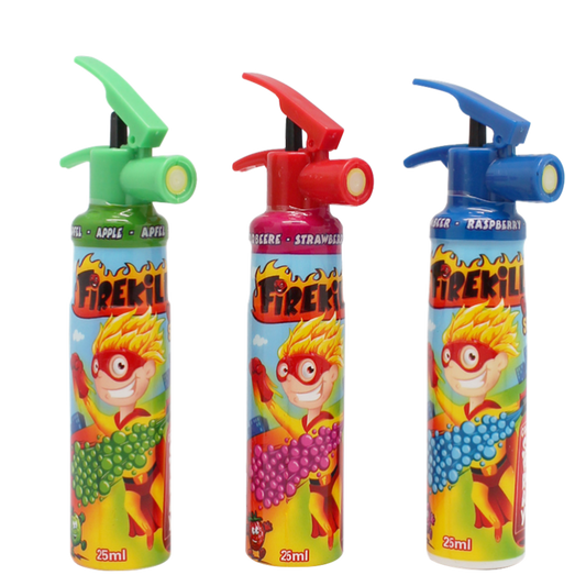 Sweet Flash Toy's: Fire Killer Candy Spray  - 25ml x 15 Stk