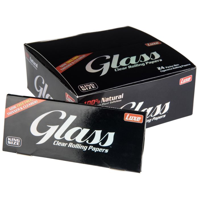 GLASS CLEAR ROLLING PAPERS 24x40