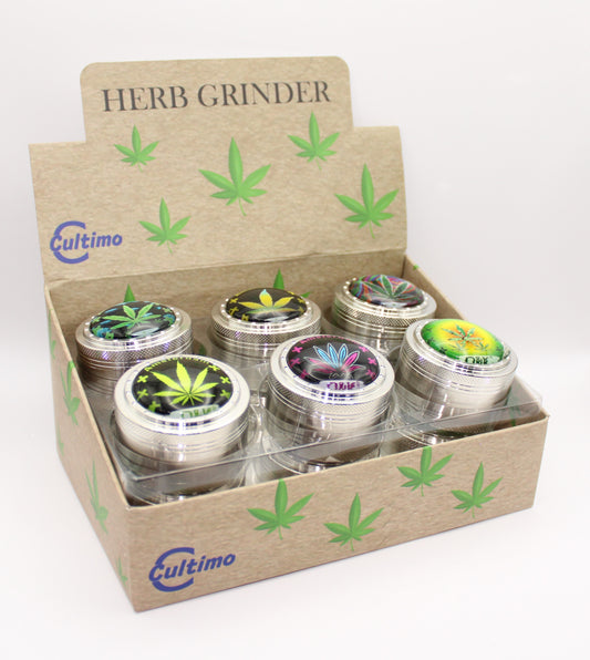 Cultimo GRINDER: METAL Steel Amsterdam D&K 2-Layers - 12 Stk