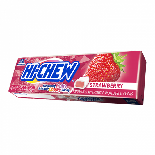 Hi-Chew Gum: Fruit Chews Strawberry - 50g x 15 Stk