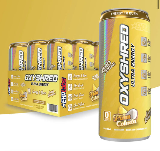 OxyShred Piña Colada Ultra Energy Drink 12 x 355ml