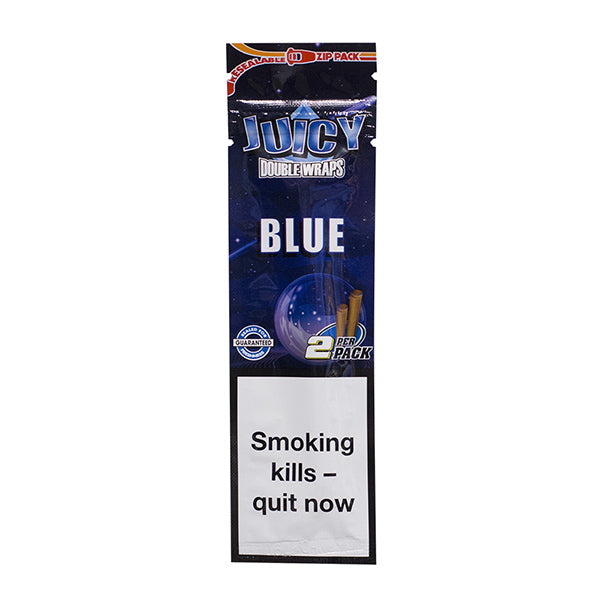 Juicy DOUBLE WRAPS BLUE - 2 x 25 Stk