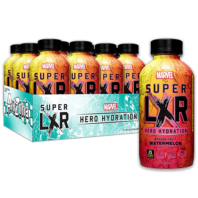 MARVEL SUPER LXR Dragon Fruit Watermel. 473ml -12 Stk