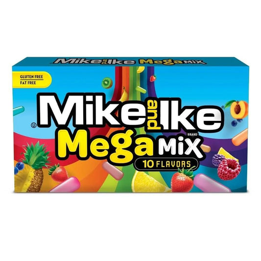 Mike & Ike Theatre: Blue&R.Bow Mega Mix - 120g x 12 Stk