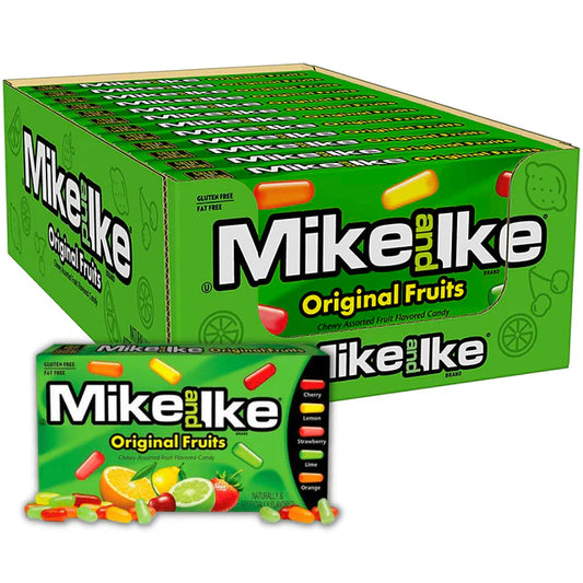 Mike & Ike Theatre: Green&R.Bow Sr. M. M - 120g x 12 Stk