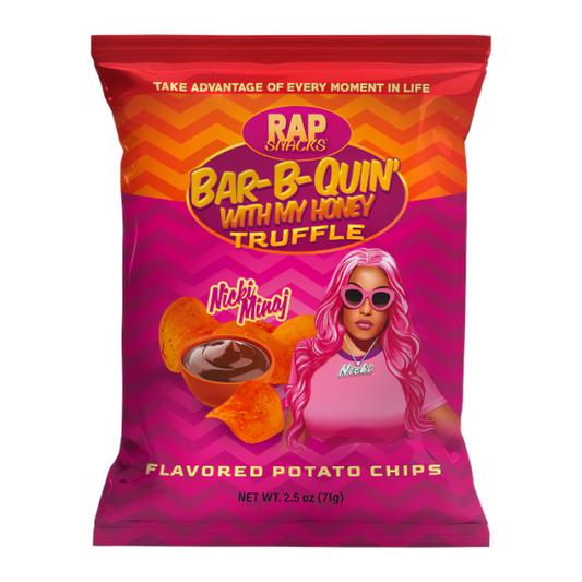 Rap Snacks Bags: Nici Minaj BBQ & Honey Truffle - 71g x 12 Stk