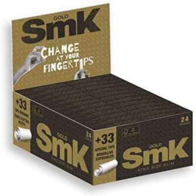 SMK GOLD KS Slim + TIPS - 24 Stk