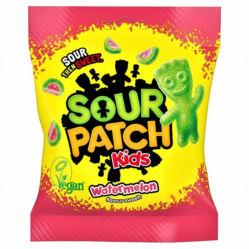 Sour Patch Bags: Watermelon - 102g x 12 Stk