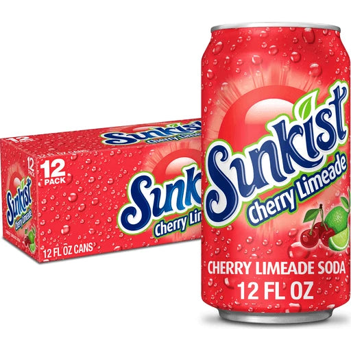 Sunkist BOX: Cherry Limade - 355ml x 12 Stk