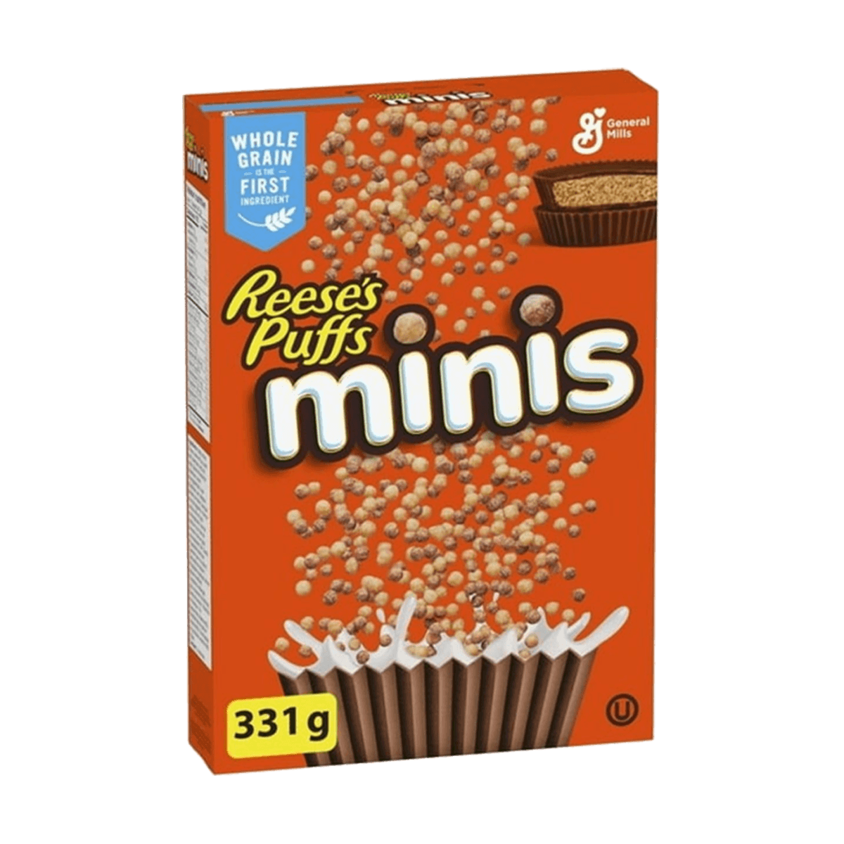 Reese's Big Box: Puffs Minis Cereal - 331g x 12 stk