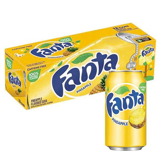 Fanta BOX: Pineapple - 355ml x 12 Stk