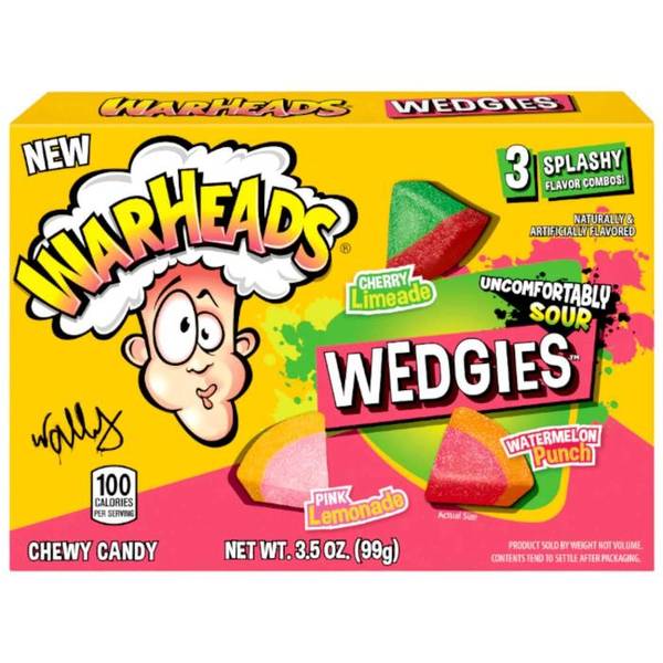 Warheads Theatre: Wedgies - 99g x 12 Stk