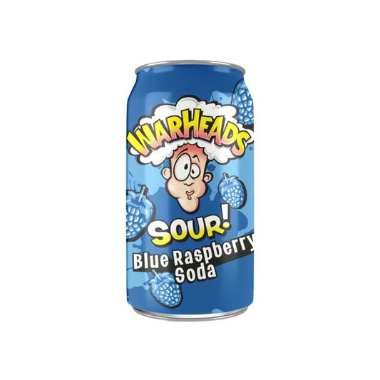 Warheads BOX: S. B. Raspberry Soda - 330ml x 12 Stk