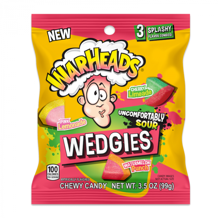 Warheads Bags: Wedgies Bags - 99g x 12 Stk