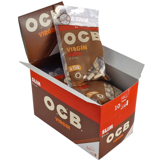 OCB VIRGIN SLIM 6 mm Bags - 10 x 150 Stk