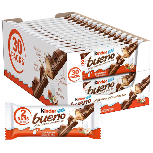 Kinder Bar: Bueno original - 43g x 30 Stk